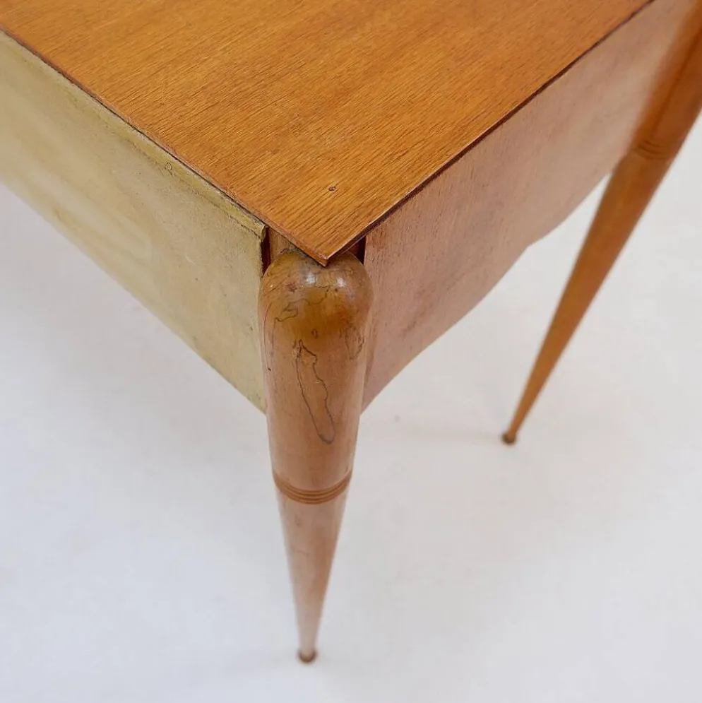 Coiffeuse avec miroir, abattant et tiroirs - 20ème siècle