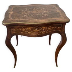 Coiffeuse avec miroir style Louis XV