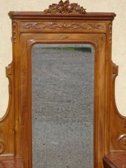 Coiffeuse avec rangements style Louis XVI