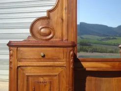 Coiffeuse avec rangements style Louis XVI