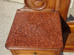 Coiffeuse avec rangements style Louis XVI
