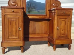 Coiffeuse avec rangements style Louis XVI