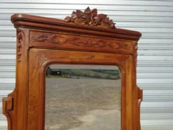 Coiffeuse avec rangements style Louis XVI
