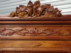 Coiffeuse avec rangements style Louis XVI