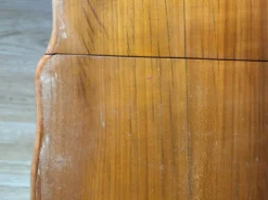 Coiffeuse basse en bois des années 60-70