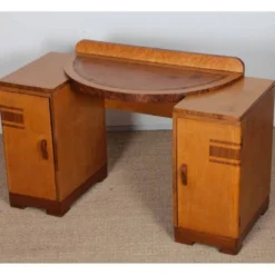 Coiffeuse/bureau en bois, travail anglais datant des années 1930