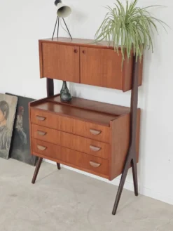 Coiffeuse/Bureau par Poul Volther pour Orum, Samcom Danemark