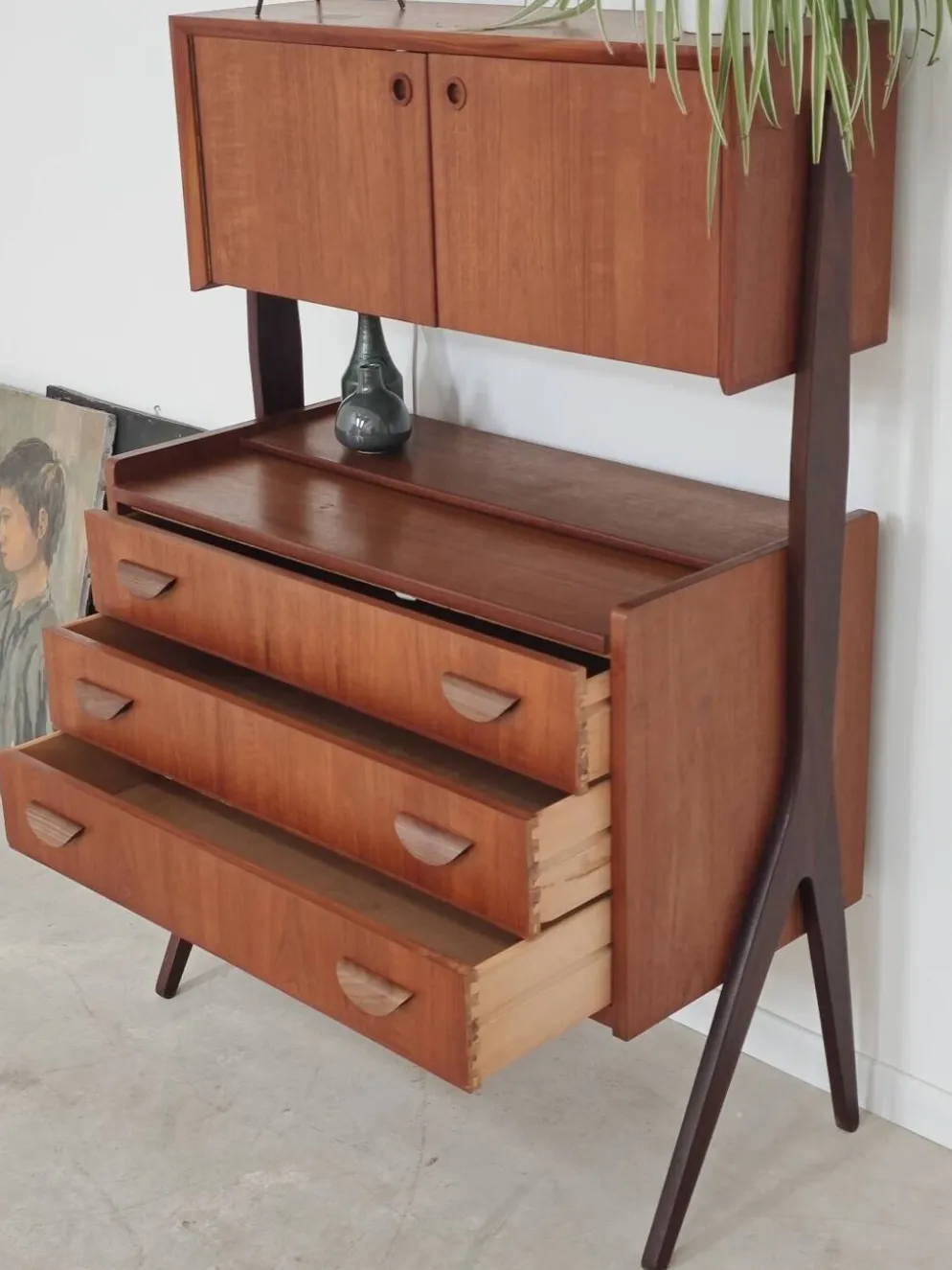 Coiffeuse/Bureau par Poul Volther pour Orum, Samcom Danemark