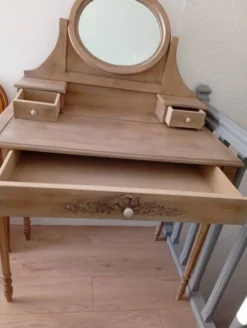 Coiffeuse chêne blanchi