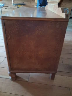 Coiffeuse commode à miroir art déco