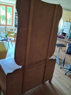 Coiffeuse commode à miroir art déco
