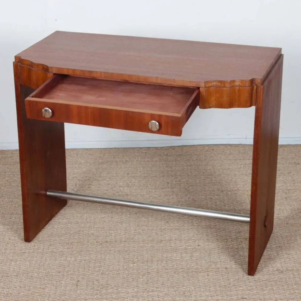 Coiffeuse/console de style Art déco, travail français des années 1950
