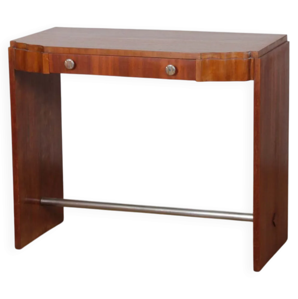 Coiffeuse/console de style Art déco, travail français des années 1950