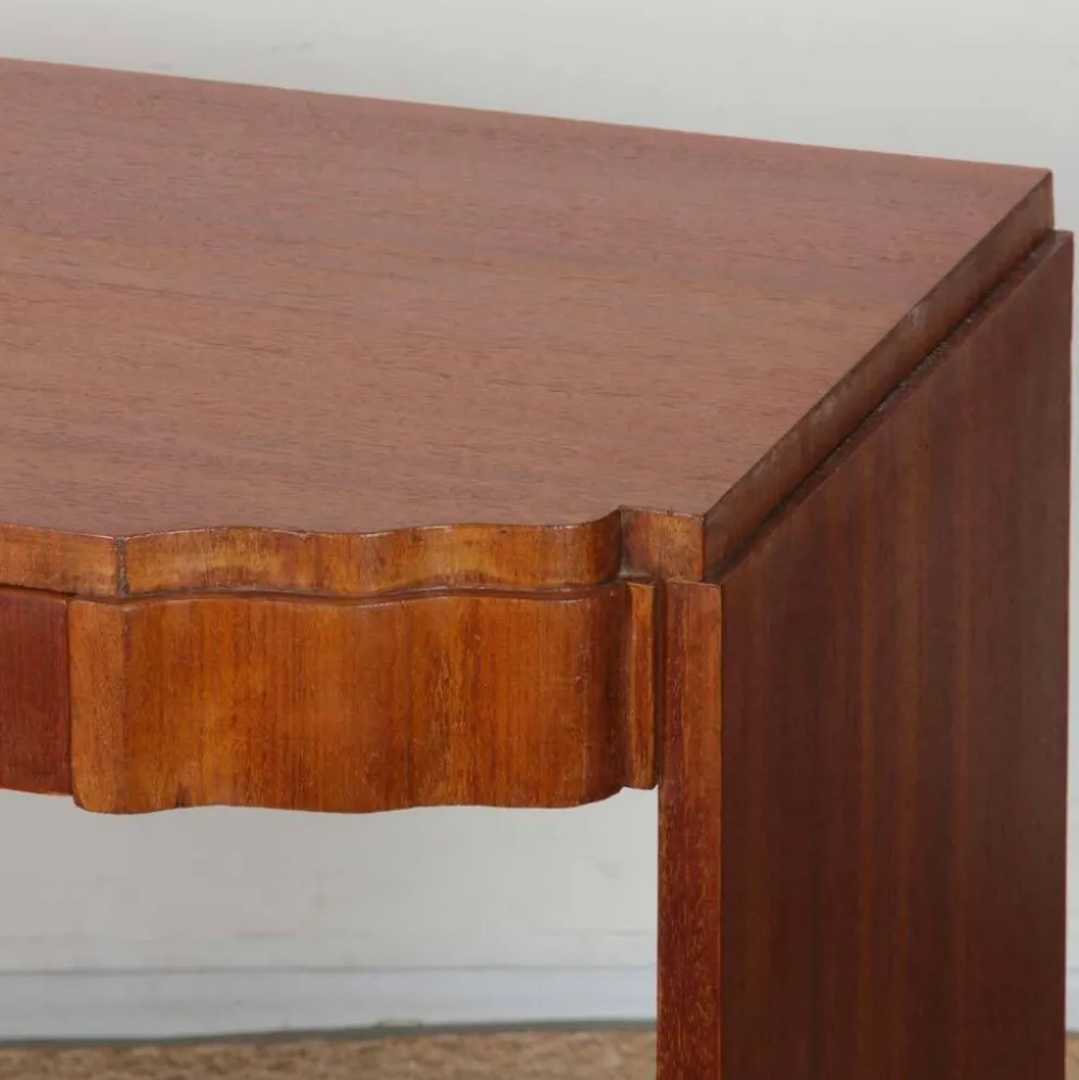 Coiffeuse/console de style Art déco, travail français des années 1950