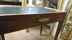 Coiffeuse d’homme Louis XVI en placage d’acajou 19eme