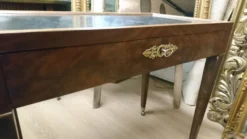 Coiffeuse d’homme Louis XVI en placage d’acajou 19eme