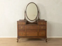 Coiffeuse du 19ème siècle, fabriquée en Grande-Bretagne
