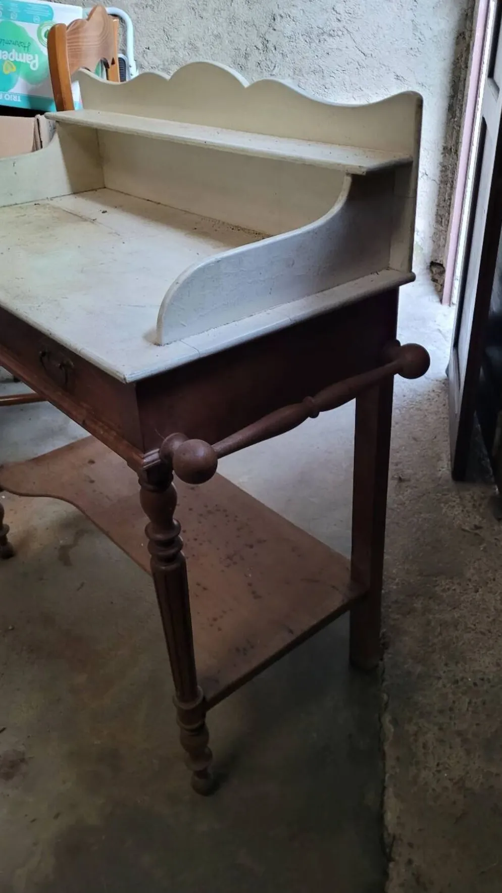 Coiffeuse en bois