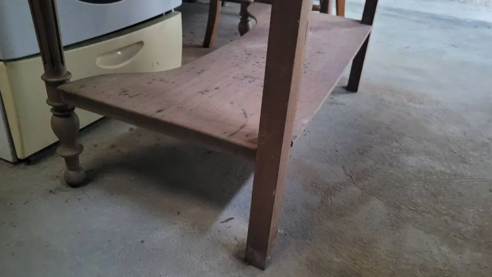 Coiffeuse en bois