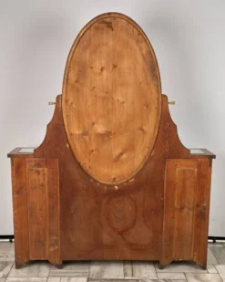 Coiffeuse en bois antique, années 1920, Tchécoslovaquie