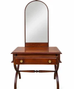 Coiffeuse en bois massif style empire traditionnel