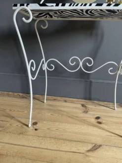Coiffeuse en fer des années 50