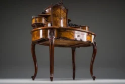 Coiffeuse en noyer Louis Philippe antique, 1860