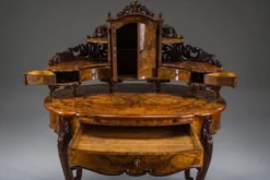 Coiffeuse en noyer Louis Philippe antique, 1860