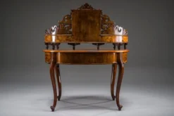 Coiffeuse en noyer Louis Philippe antique, 1860