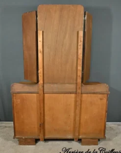 Coiffeuse en Ronce de Noyer, Art Déco - 1930