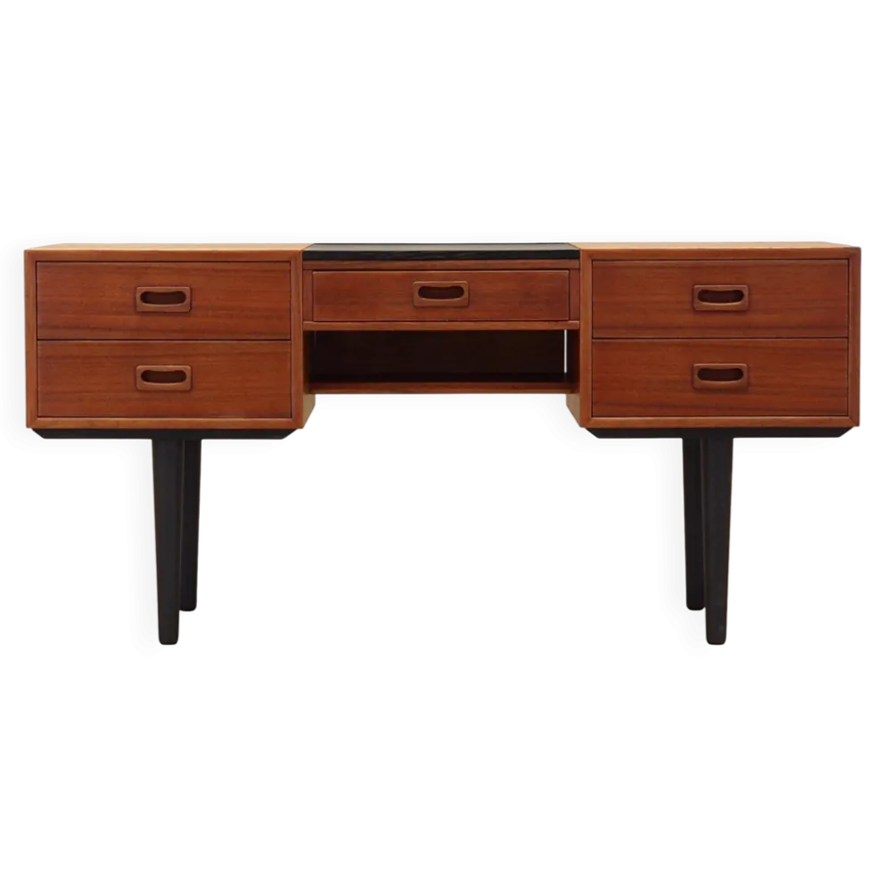 Coiffeuse en teck, design danois, années 1970, fabrication : Danemark