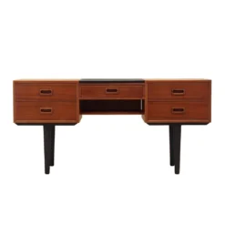 Coiffeuse en teck, design danois, années 1970, fabrication : Danemark