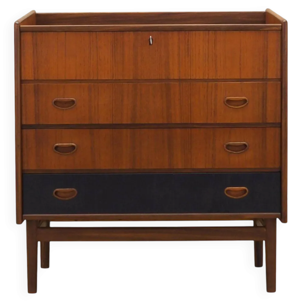 Coiffeuse en teck, design danois, années 1970, fabriquée au Danemark