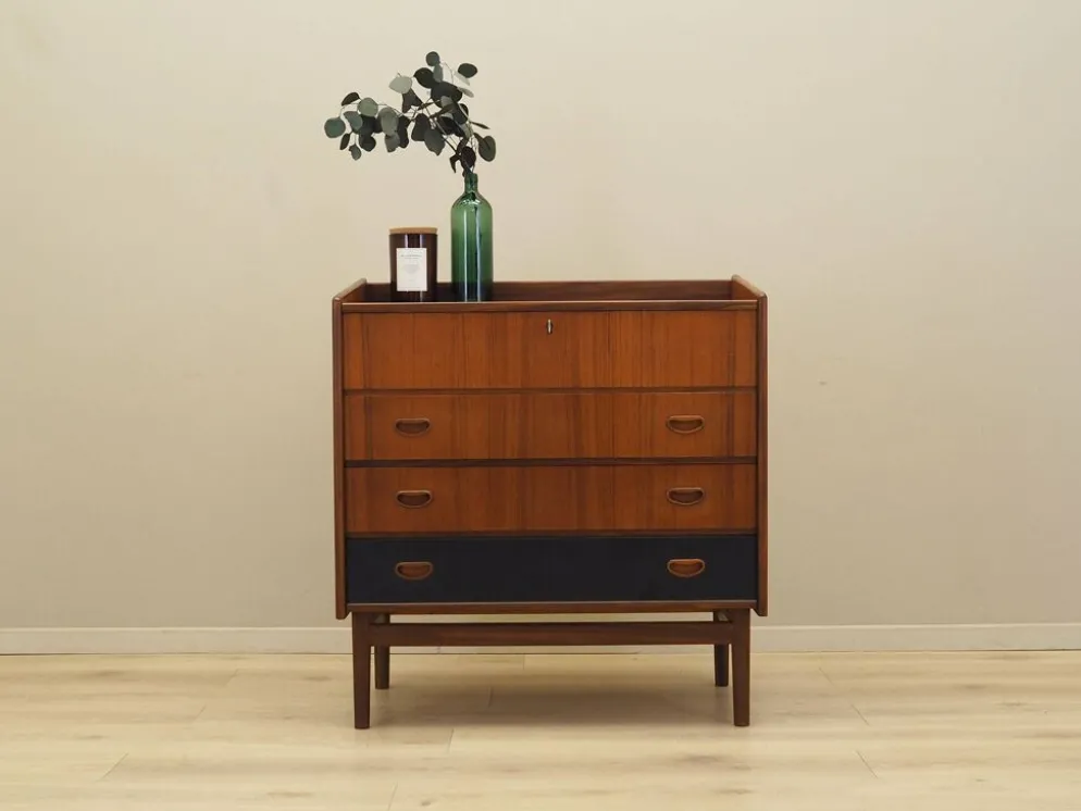 Coiffeuse en teck, design danois, années 1970, fabriquée au Danemark