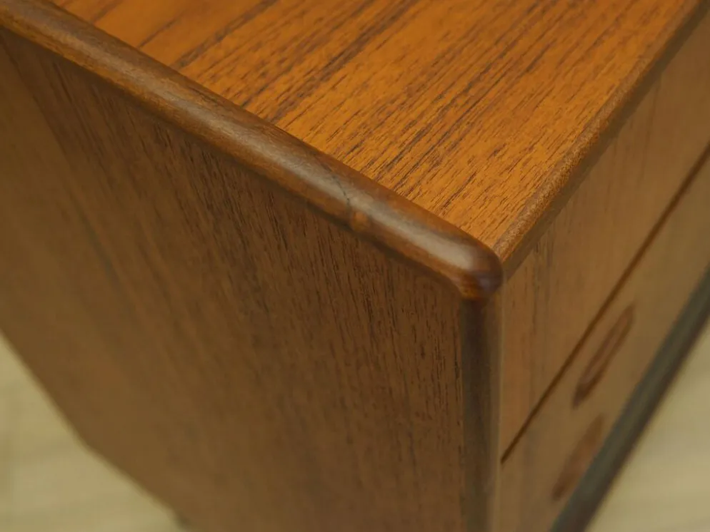 Coiffeuse en teck, design danois, années 1970, fabriquée au Danemark