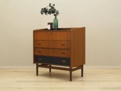 Coiffeuse en teck, design danois, années 1970, fabriquée au Danemark