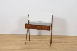 Coiffeuse en teck du milieu du siècle avec miroir par Arne Vodder pour Ølholm Møbelfabrik, Danemark, années 1960.