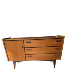 Coiffeuse en teck par Pierre Gautier Delaye 1957