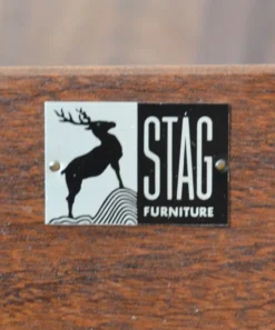 Coiffeuse en teck 'Stag' vintage des années 50