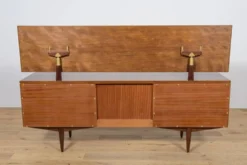 Coiffeuse et tabouret du milieu du siècle de White and Newton, Royaume-Uni,