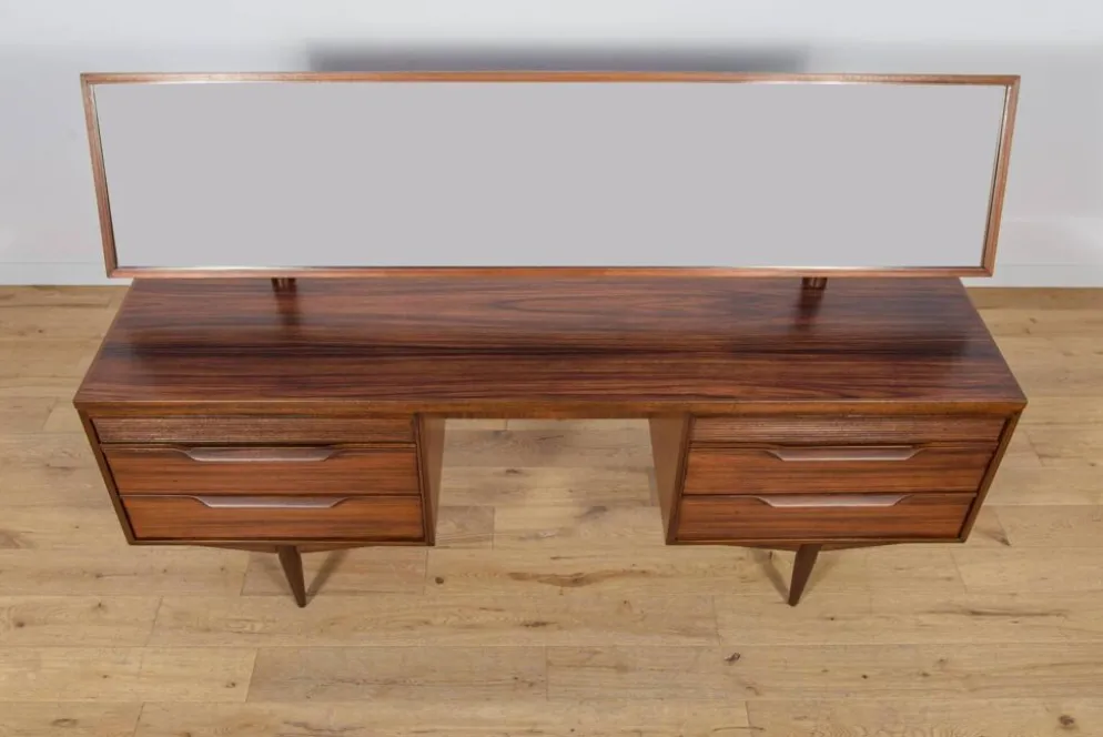 Coiffeuse et tabouret du milieu du siècle de White and Newton, Royaume-Uni,