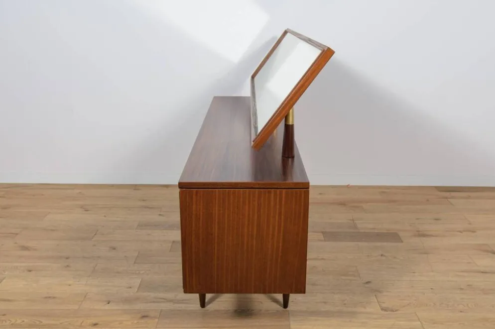 Coiffeuse et tabouret du milieu du siècle de White and Newton, Royaume-Uni,