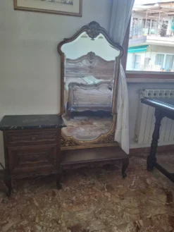 Coiffeuse italienne avec miroir, années 1960