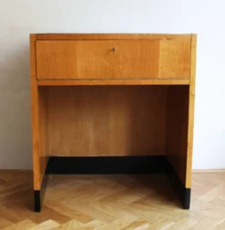 Coiffeuse moderniste avec miroir réglable, années 1950