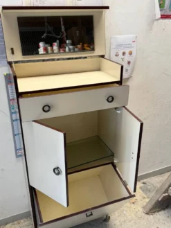 Coiffeuse moderniste vintage années 60 - modèle rare