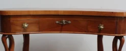 Coiffeuse rognon et sa chauffeuse en merisier – 1950