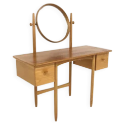 Coiffeuse scandinave en chêne, Engström & Myrstrand, Bodafors Suède, 1960
