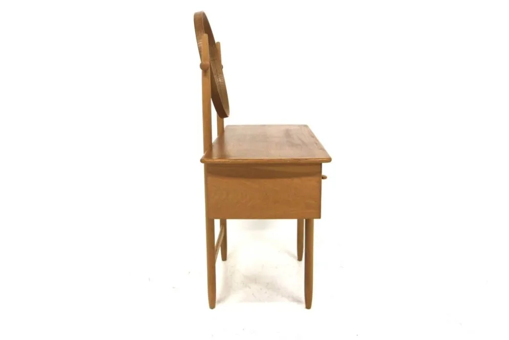 Coiffeuse scandinave en chêne, Engström & Myrstrand, Bodafors Suède, 1960