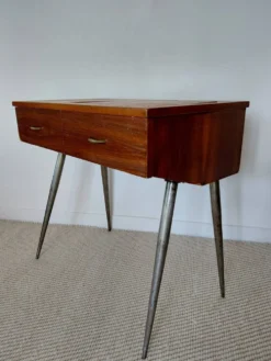 Coiffeuse scandinave en placage teck - années 60
