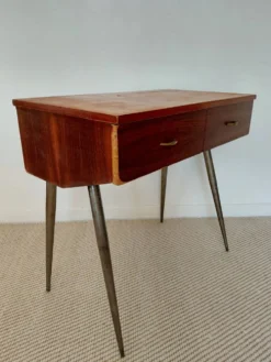 Coiffeuse scandinave en placage teck - années 60